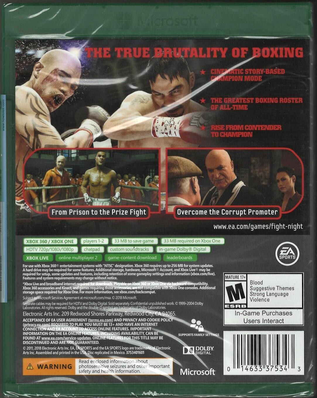Fight Night Champion – Xbox 360/Xbox One