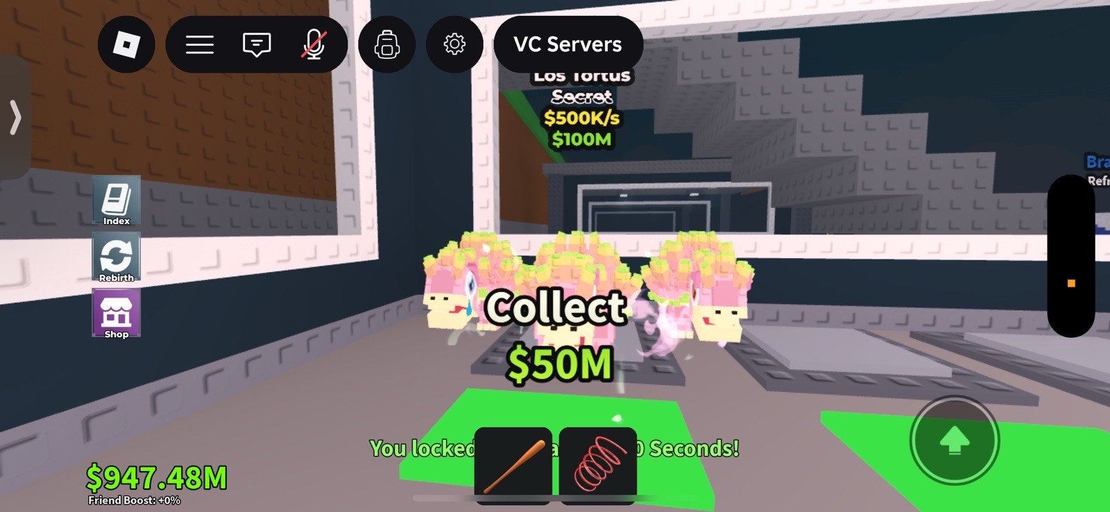 Steal a Brainrot Secret Los Tralaleritos Super Rareon Roblox