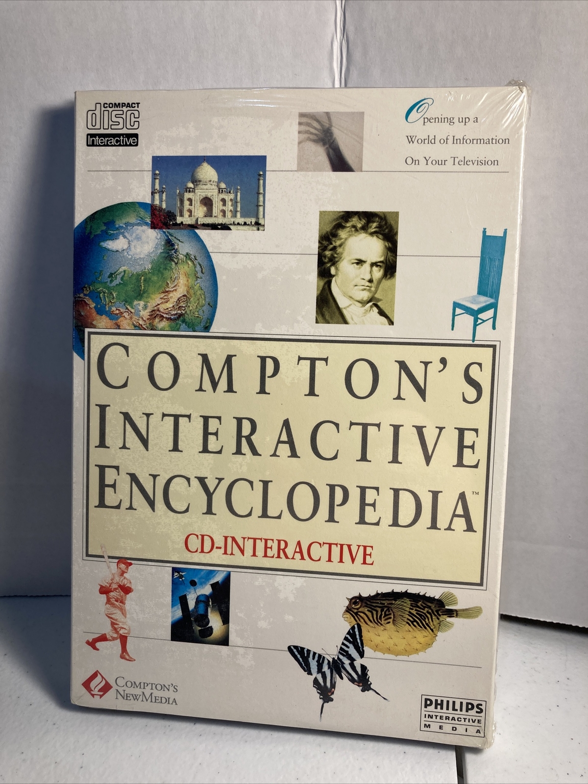 VINTAGE PHILLIPS CD-I Compton’s Interactive Encyclopedia Sealed New CDi