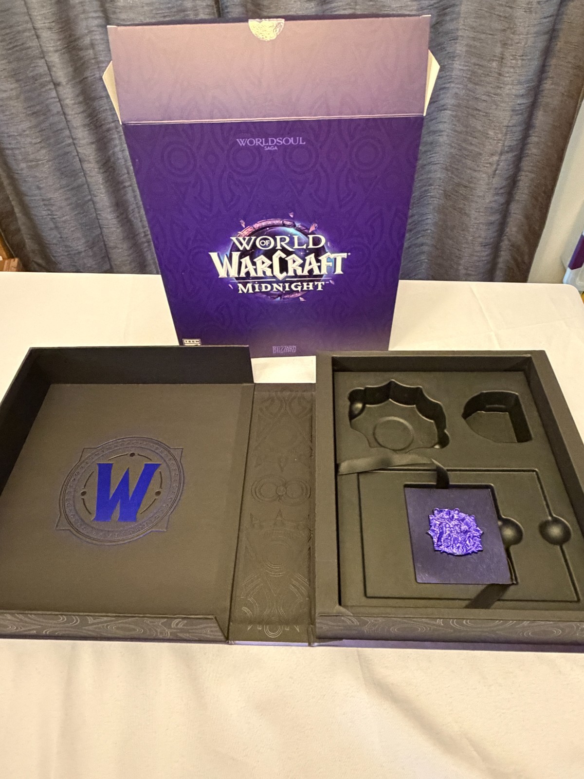 World of Warcraft WoW Midnight Collector’s Edition BOX and PIN ONLY