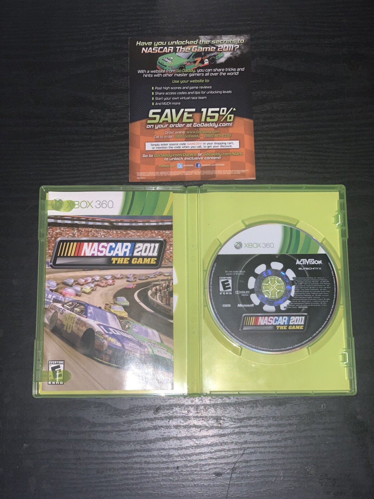 NASCAR The Game 2011 (Microsoft Xbox 360) GAME COMPLETE SPRINT CUP RACING CARS