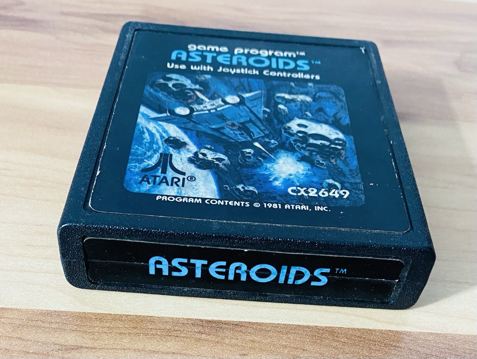 ASTEROIDS 1981 Atari 2600 Game Cartridge Video Game Tested Works Rare Vintage