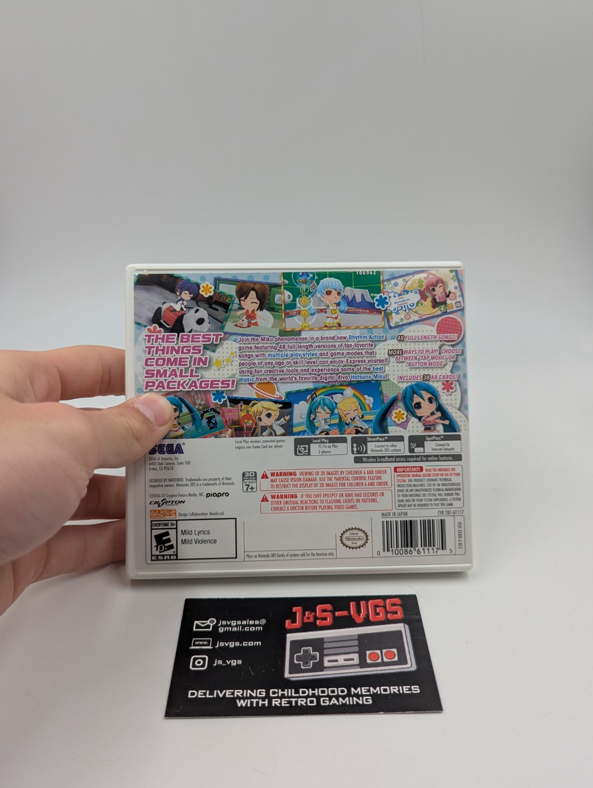 Project Mirai DX Nintendo 3DS Case Manual Only No Cards No Game