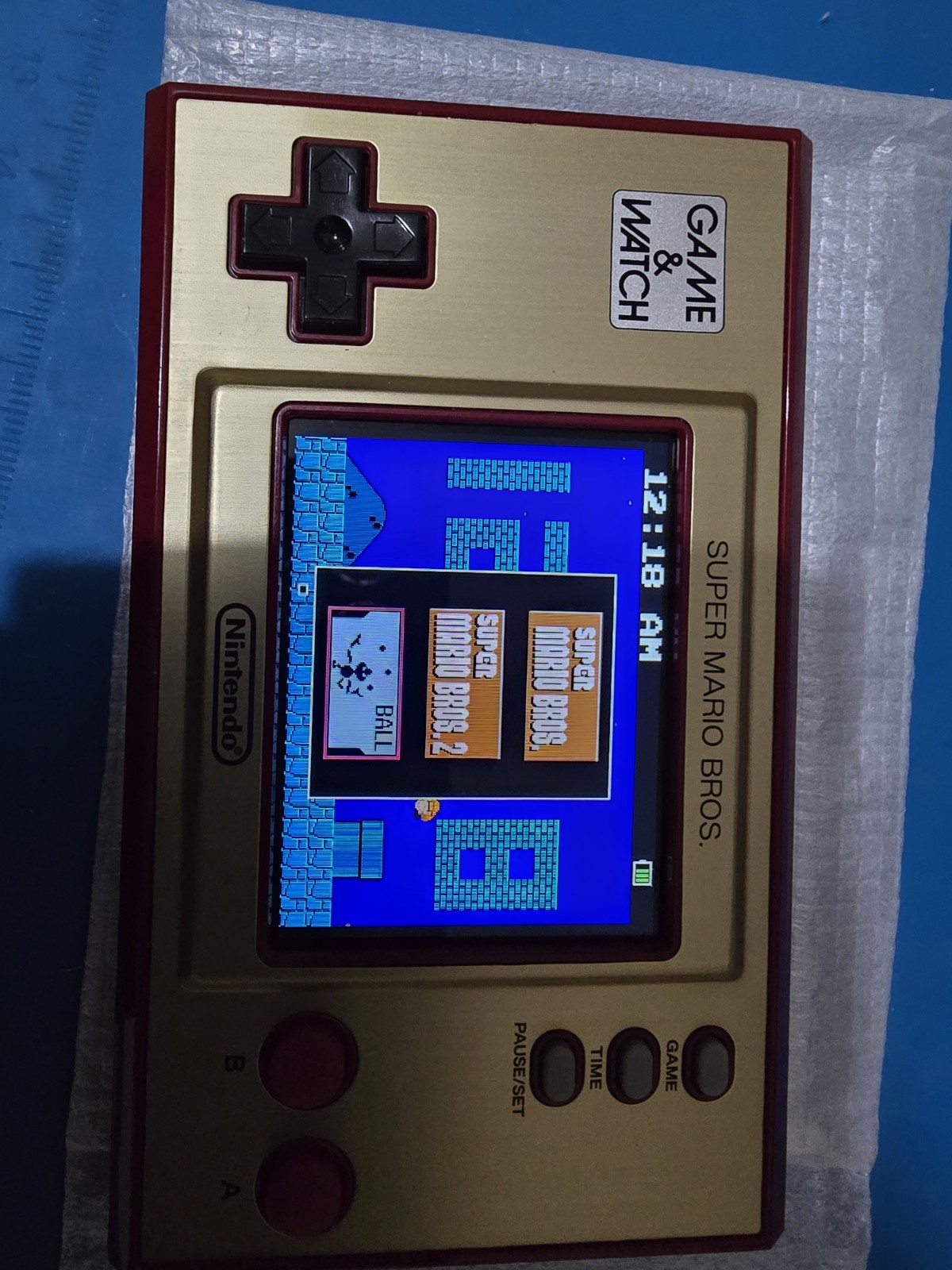 64mb upgrade Nintendo Game And Watch Super Mario Bros. Handheld Console