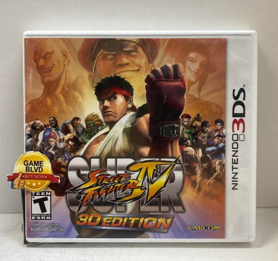 Super Street Fighter IV ( Nintendo 3DS ) Resealed by factory