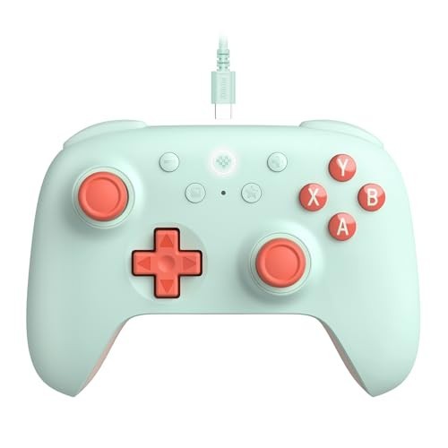 Wired Gamepad 12 Button USB Mint Color for Android Windows PC Gaming Controller