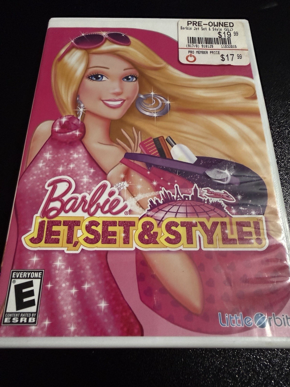 Barbie: Jet Set & Style Nintendo Wii 2011 Complete In Box with Manual Tested