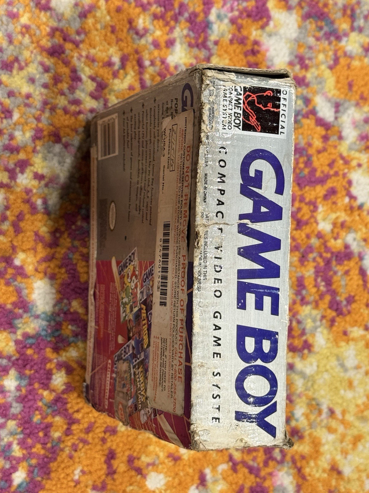 Nintendo Game Boy Original DMG IPS Backlit Backlight Original Gray System W Box