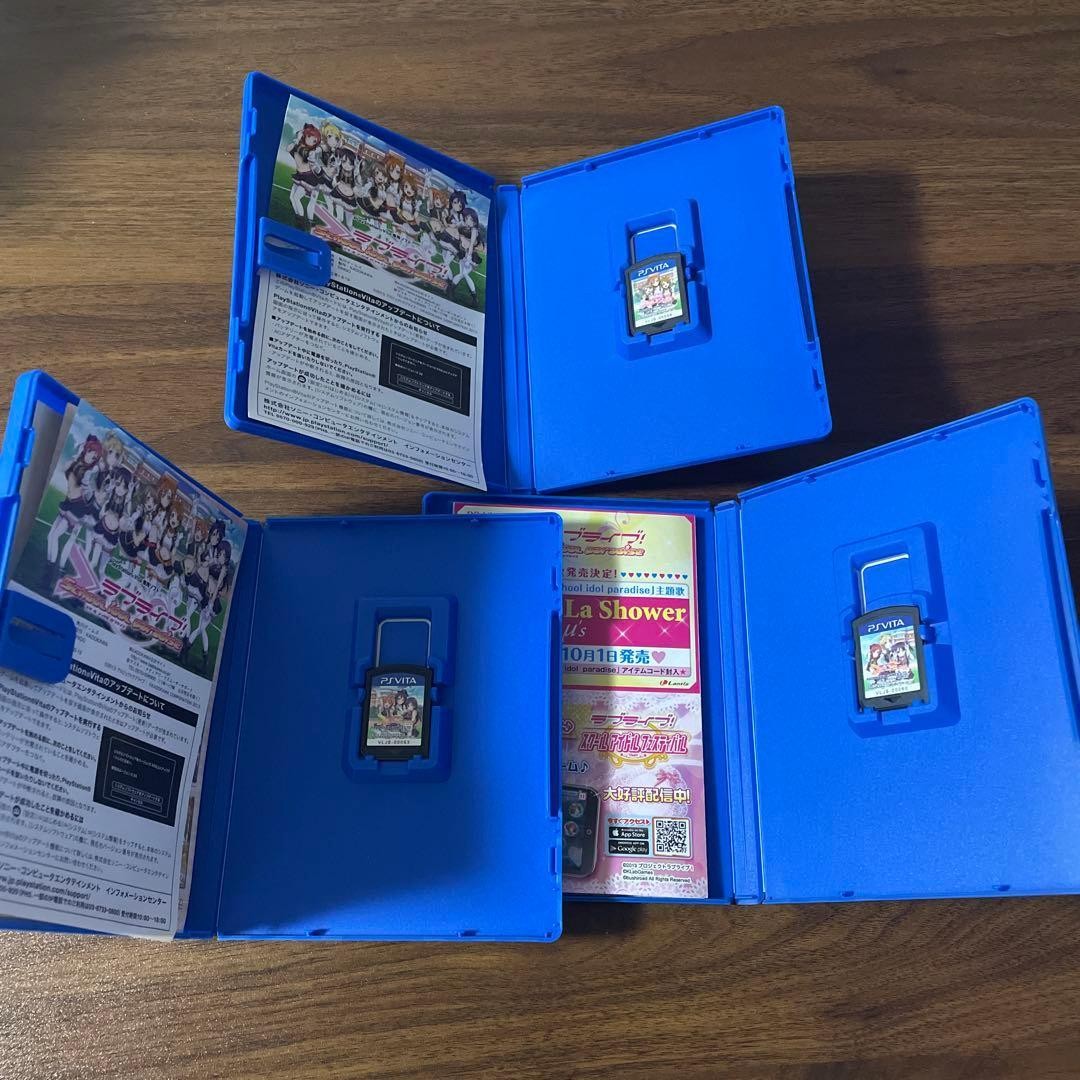PS Vita Love Live School Idol Paradise Vol.1-3 game set Japan PSV Tested