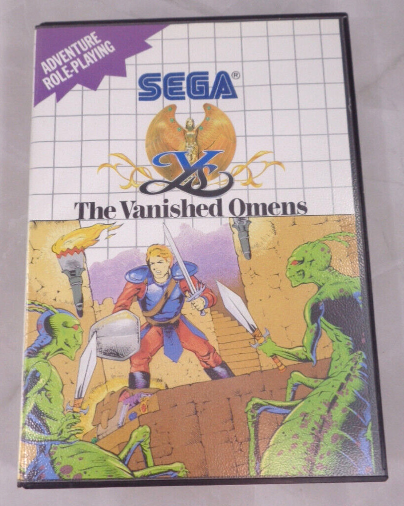 Ys: The Vanished Omens SMS (Sega Master System, 1988) TESTED, WORKING