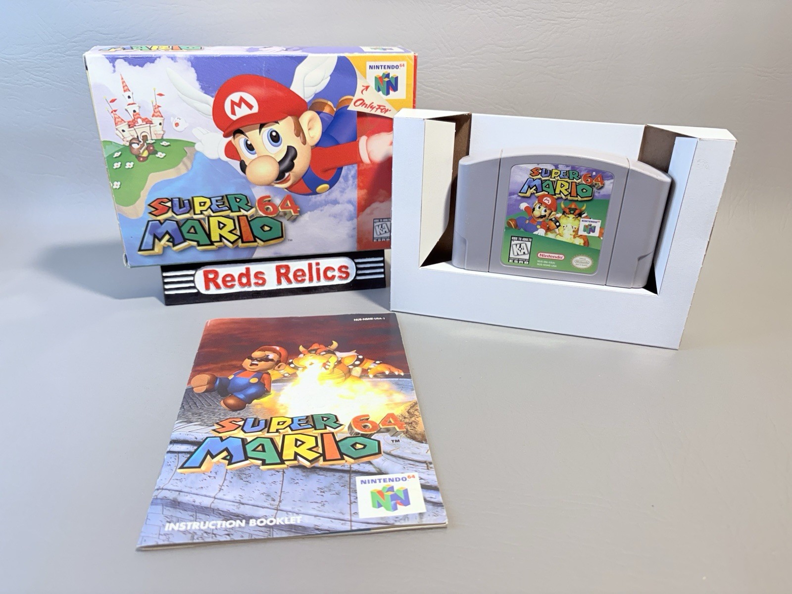 Super Mario 64 Nintendo N64 1996 Complete CIB – Authentic – Very Good Condition