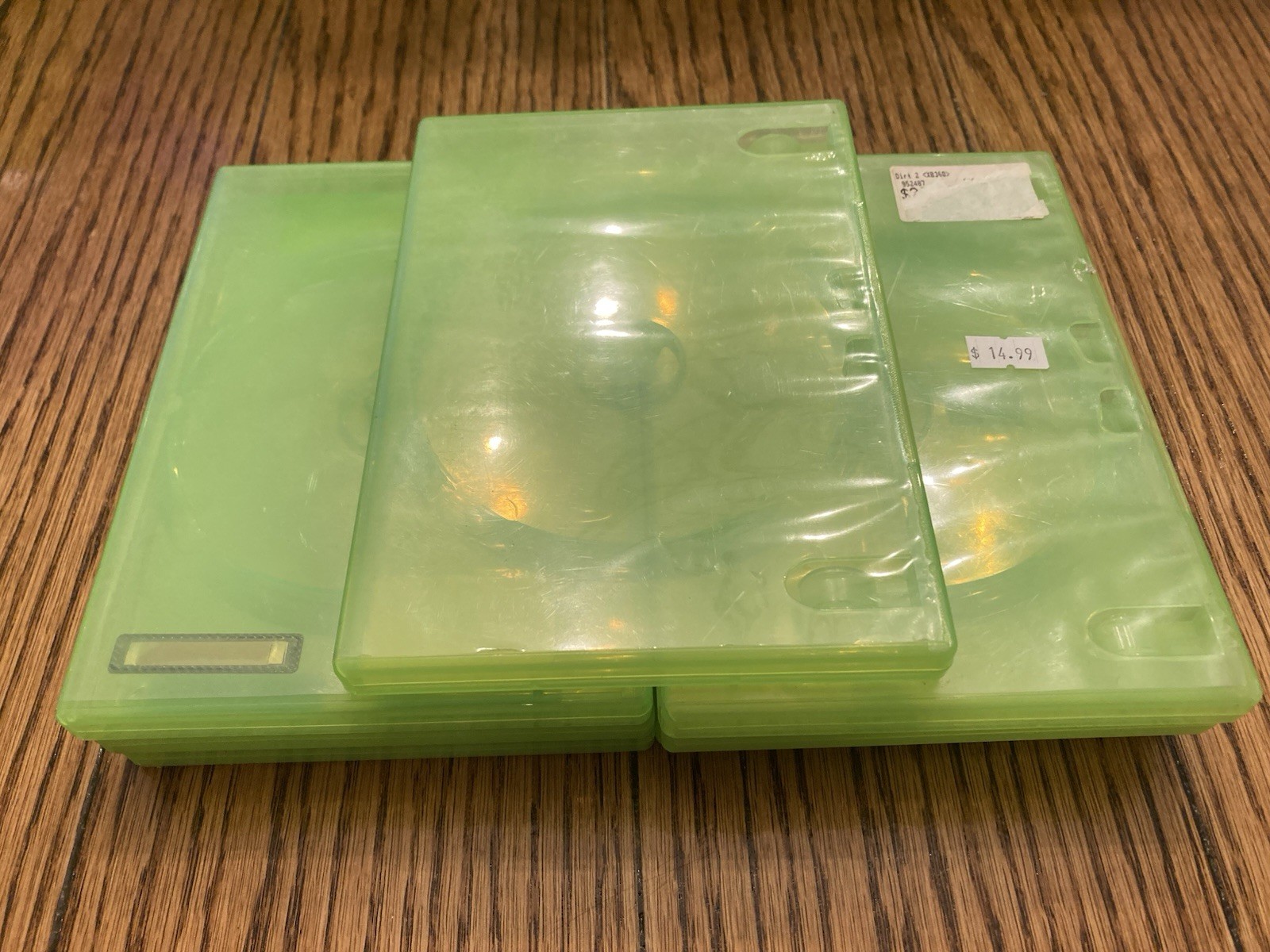 Used Empty Xbox 360 Translucent Green Game Case