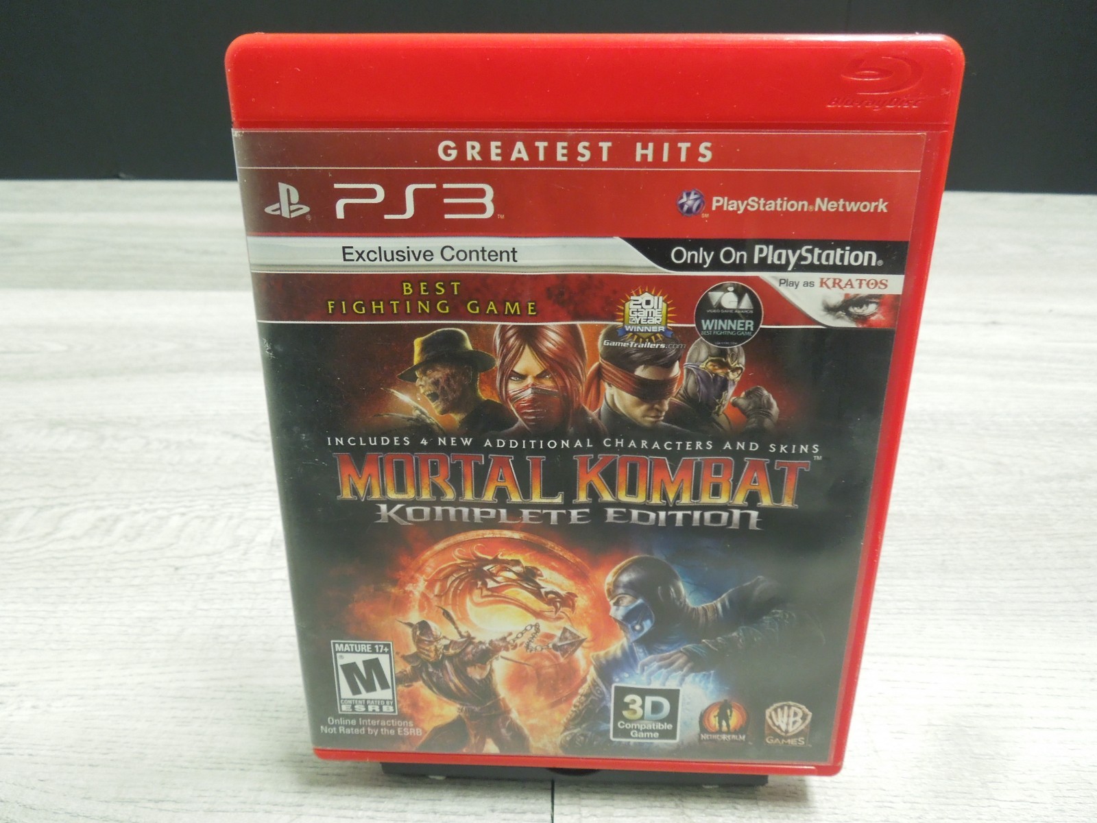 Mortal Kombat Komplete Edition Greatest Hits Sony Playstation 3 PS3 Video Game