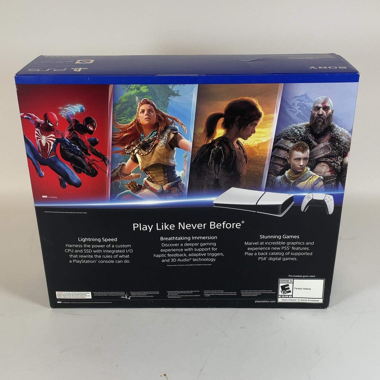 New Sony PlayStation 5 Slim Digital PS5 825GB White Console Gaming
