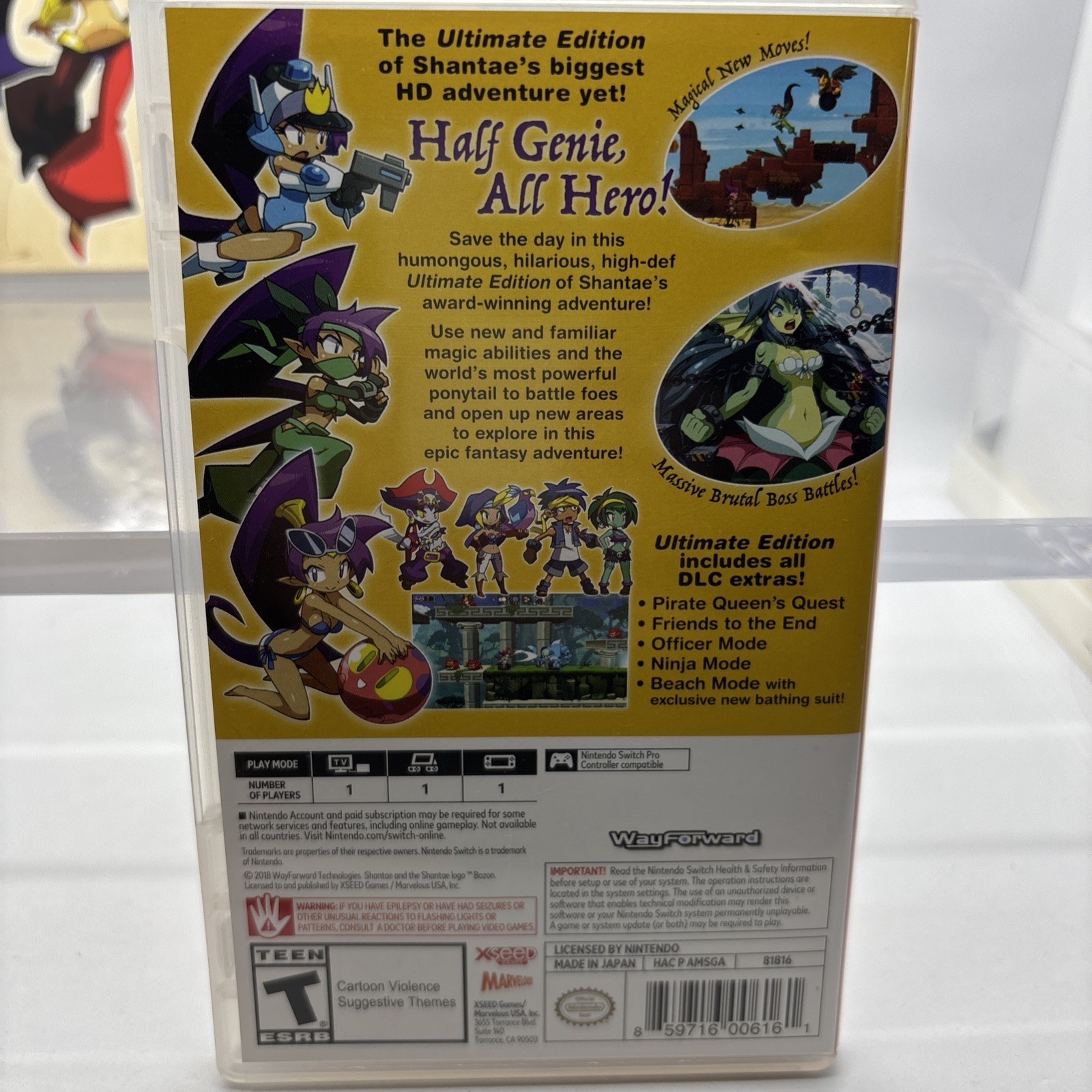 Shantae: Half-Genie Hero – Ultimate Edition Day One Edition Switch Complete