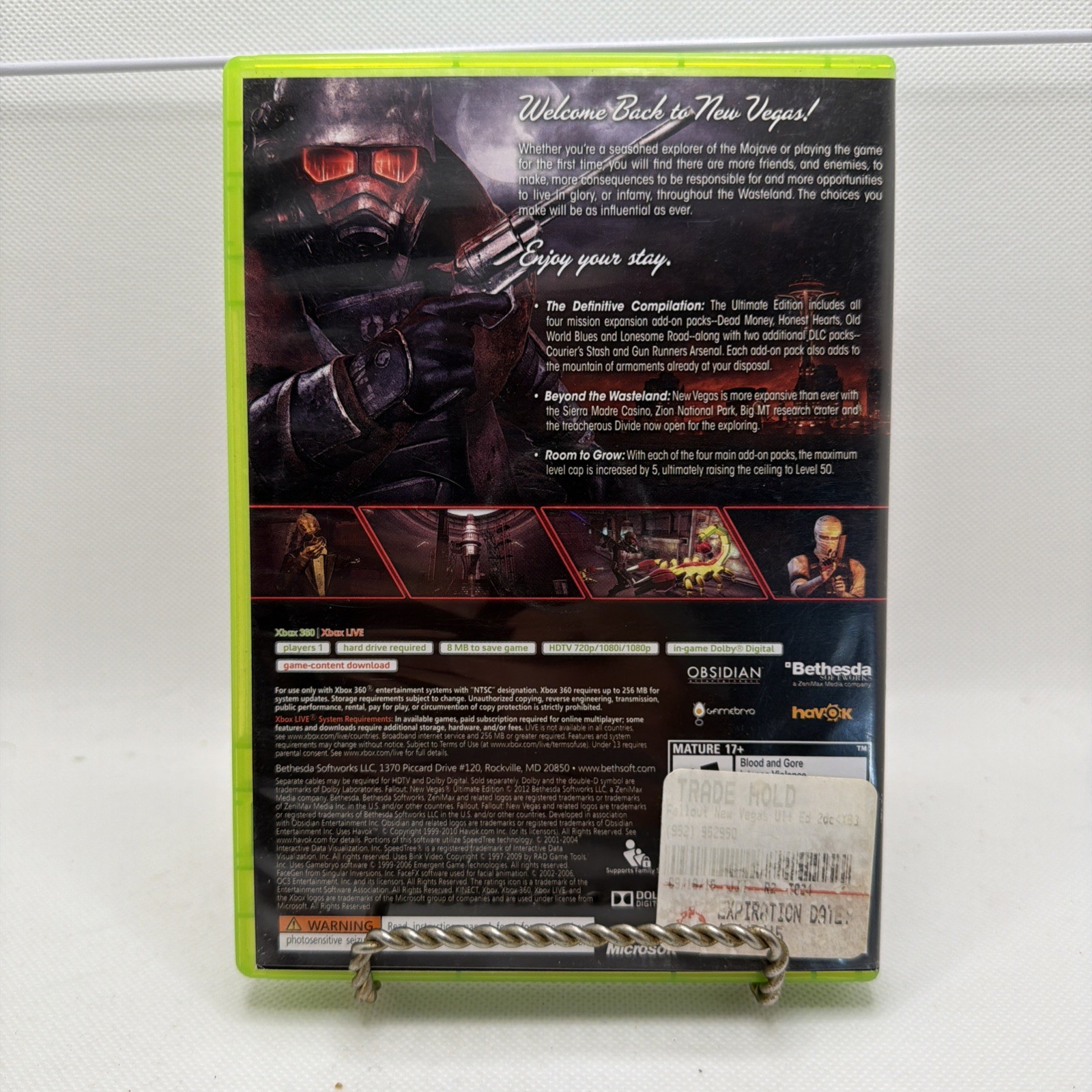 Fallout New Vegas Ultimate Edition Complete in Box, Tested, Xbox 360
