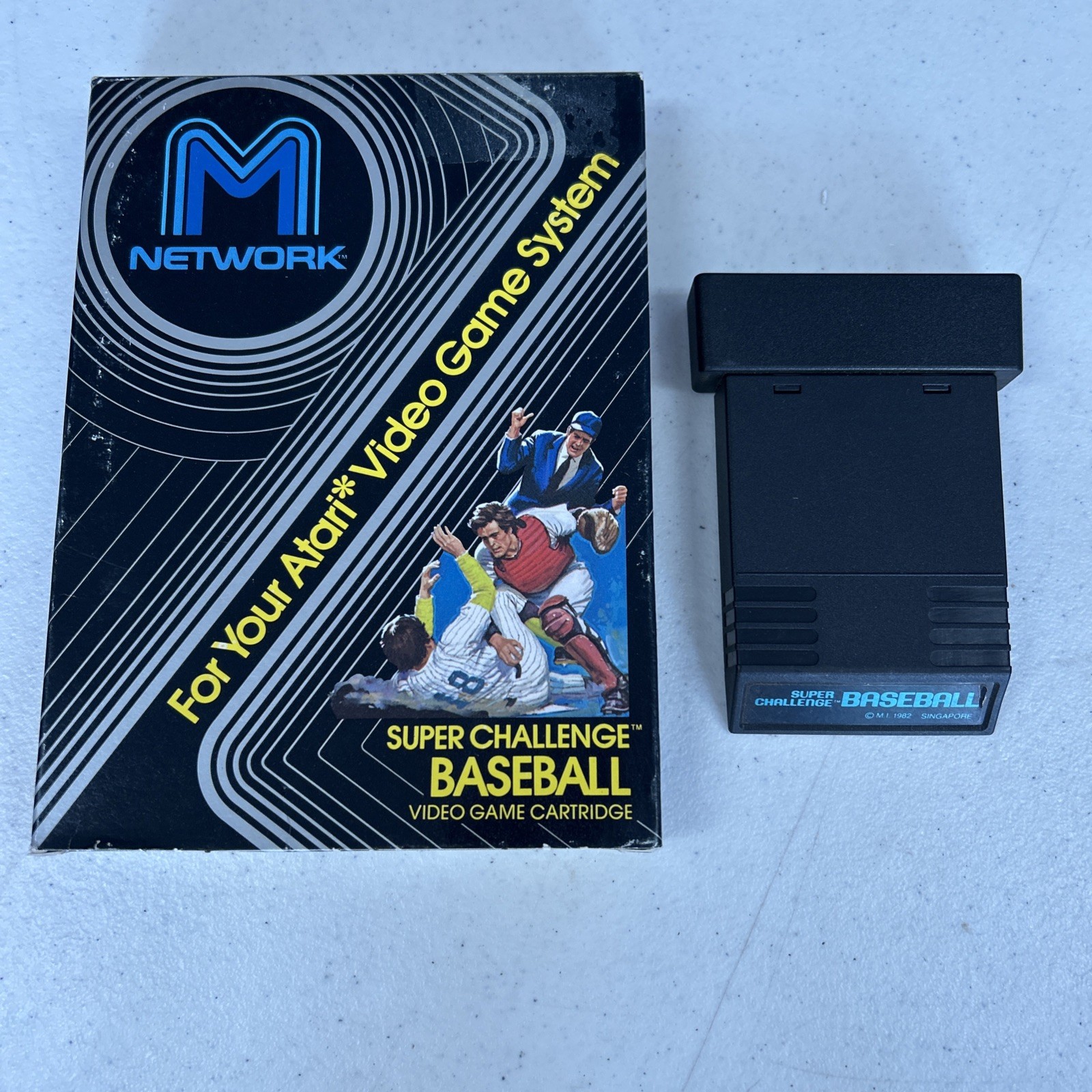 Lot Of 8 Atari 2600 Video Games Vintage Spider-Man Astroblast Sssnake Outlaw