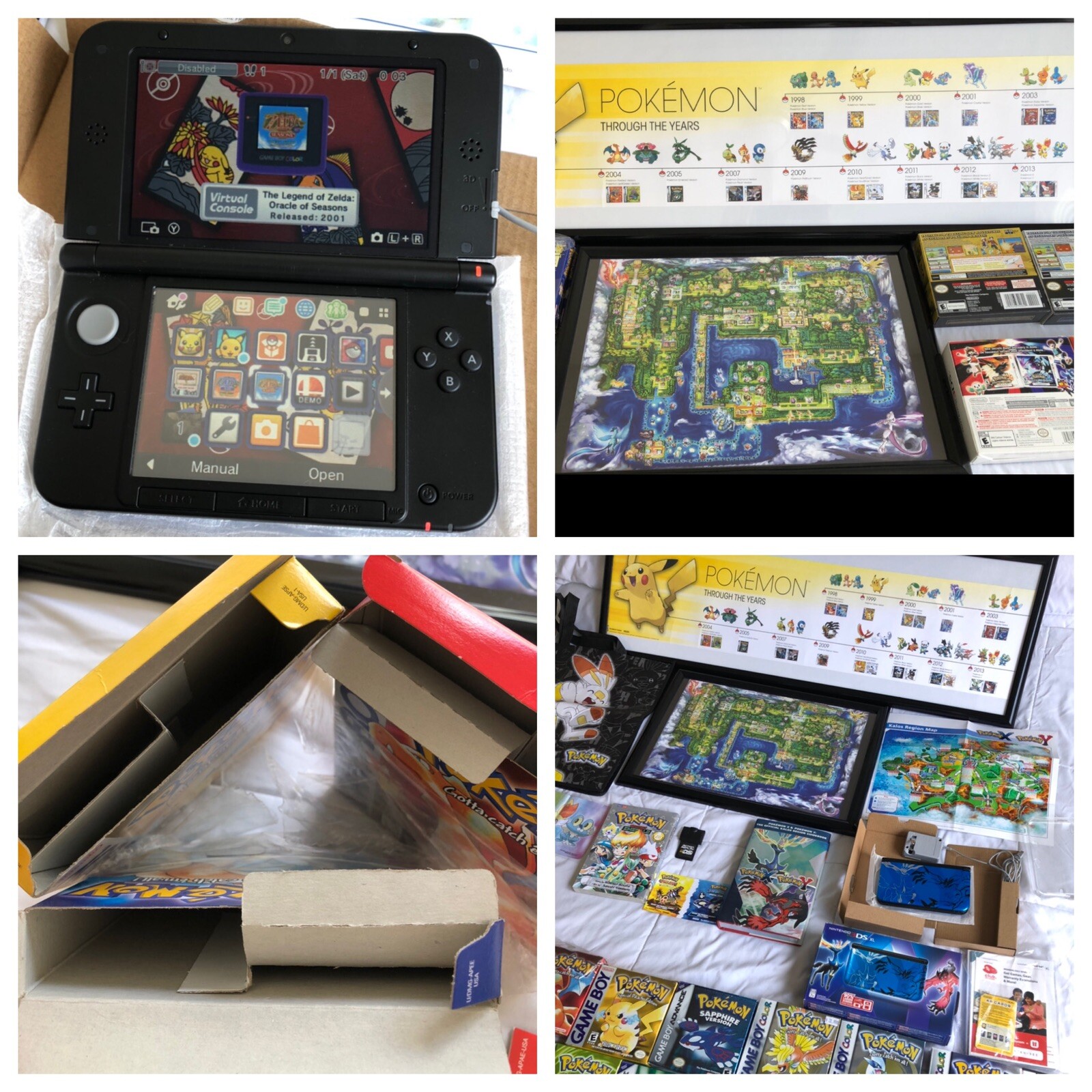 Pokemon Red Yellow Silver Gold Ruby Black White X Y FireRed Shield Moon Sun game