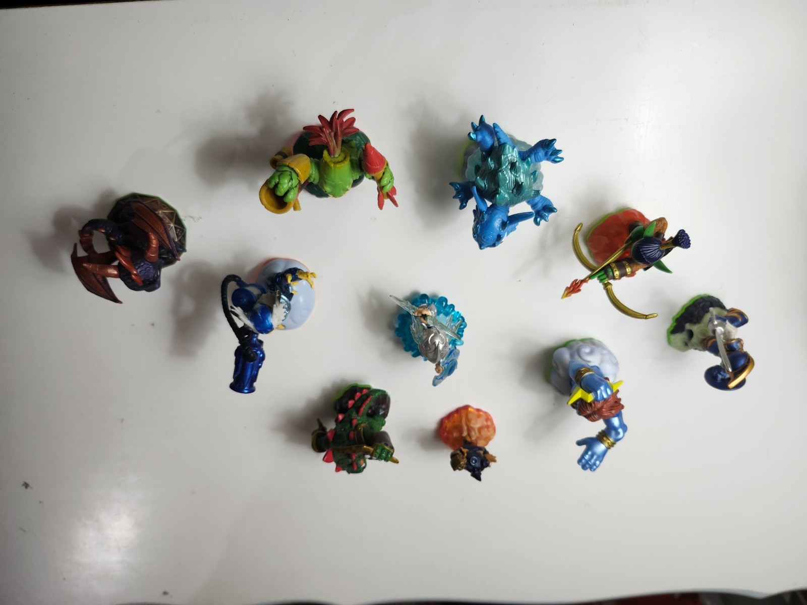 Skylanders Lot of 10 Various Figures No Duplicates