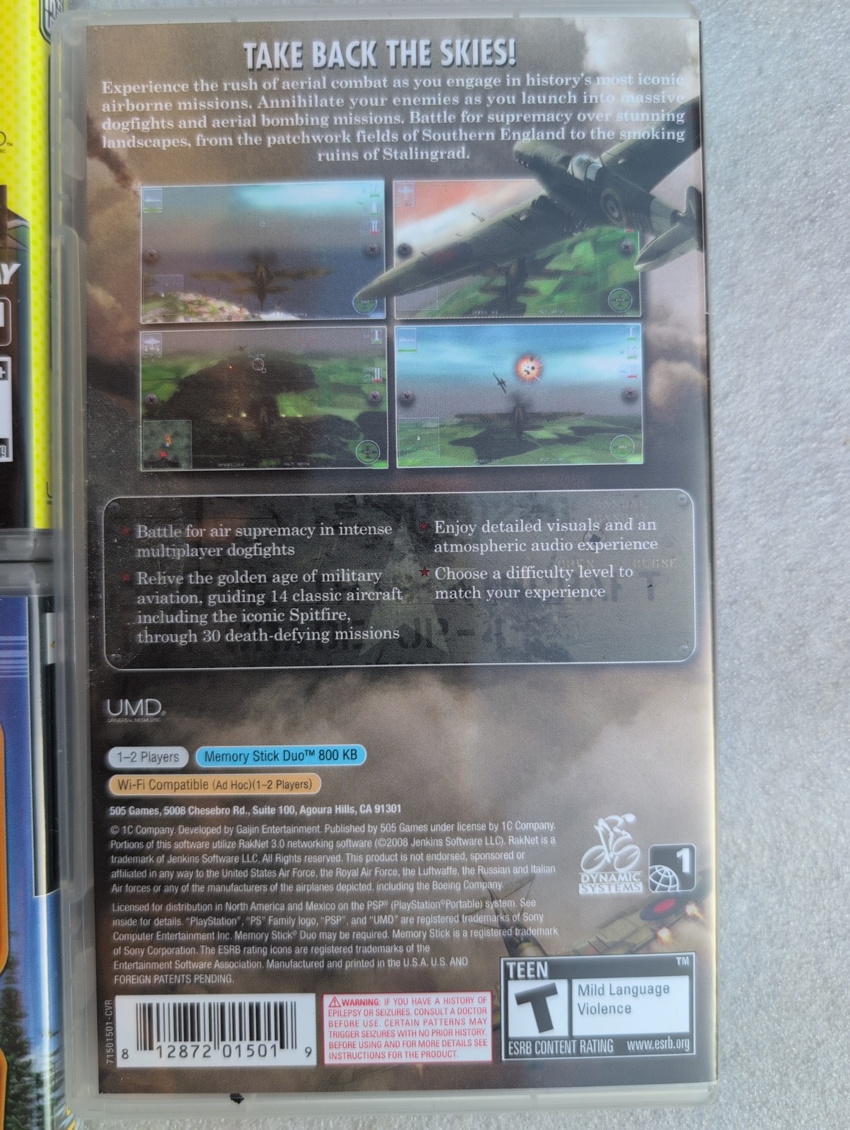 Lot of 8 Assorted Sony PSP Video Games. 5 Includes Case & Manual. Adult Owned