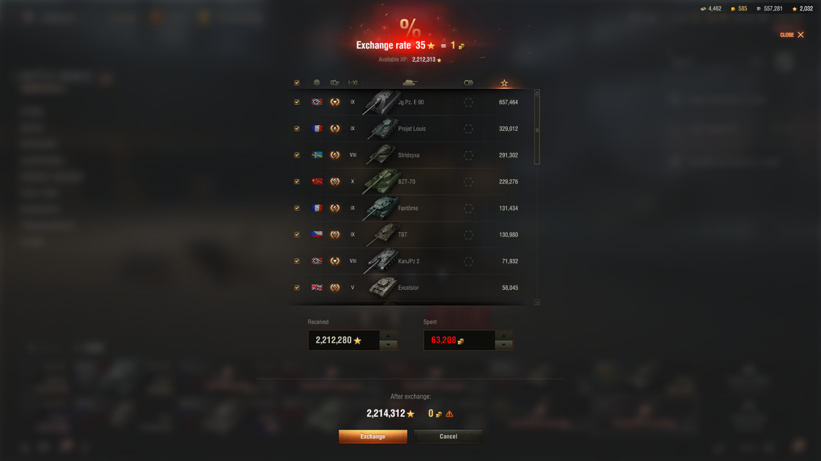 World of Tanks NA Concept 1 B,Schwertwal , EBR 75 FL 10, Tier 11s premiums and m