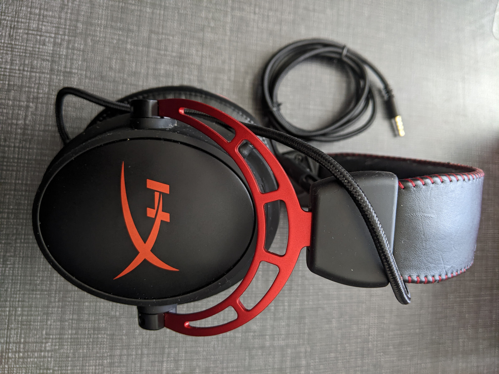 USED HyperX Cloud Alpha Wired Gaming Headset – Black/Red