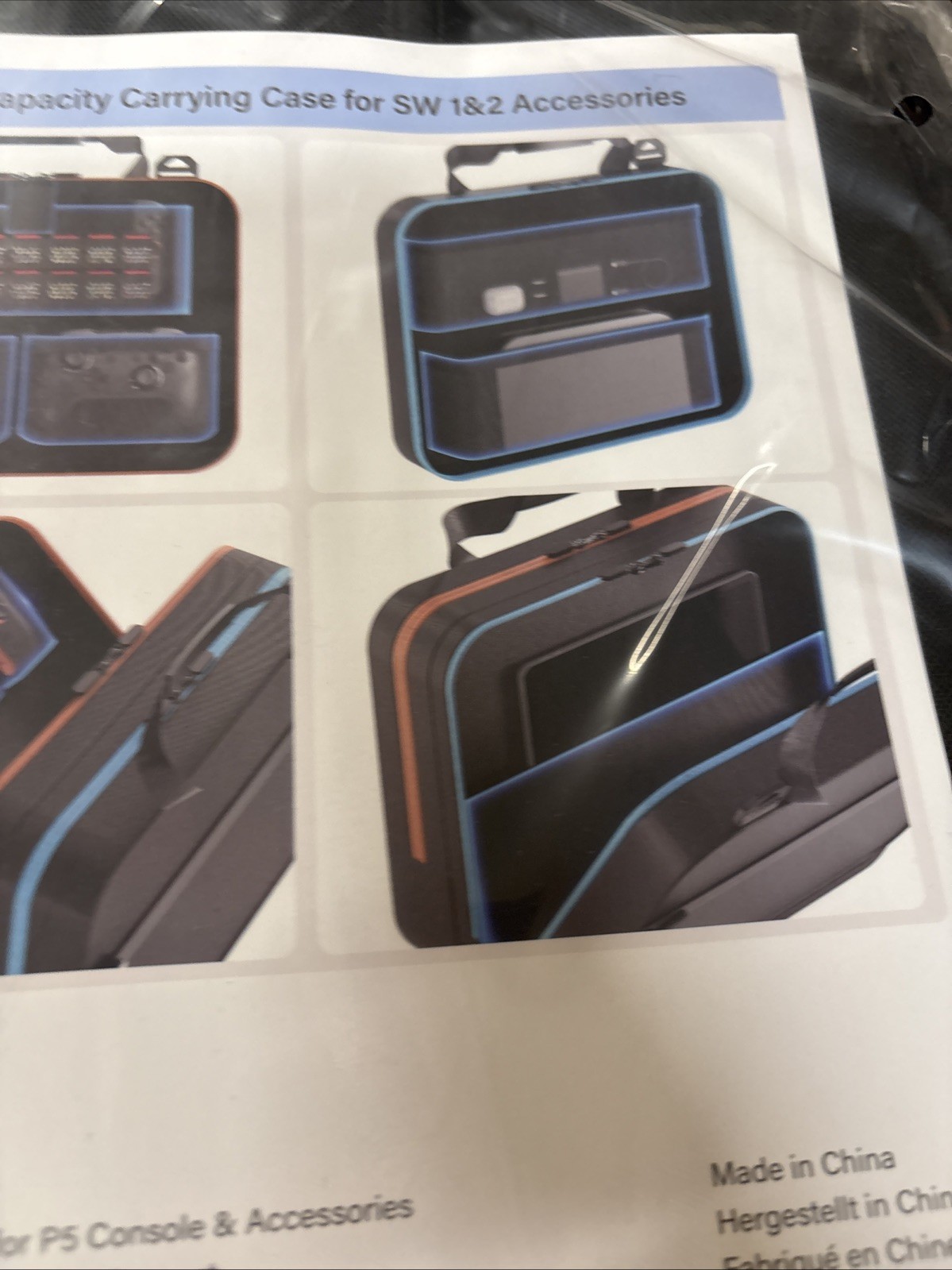 Large Capacity Carrying Case for Nintendo Switch 1 and 2 Travel Bag