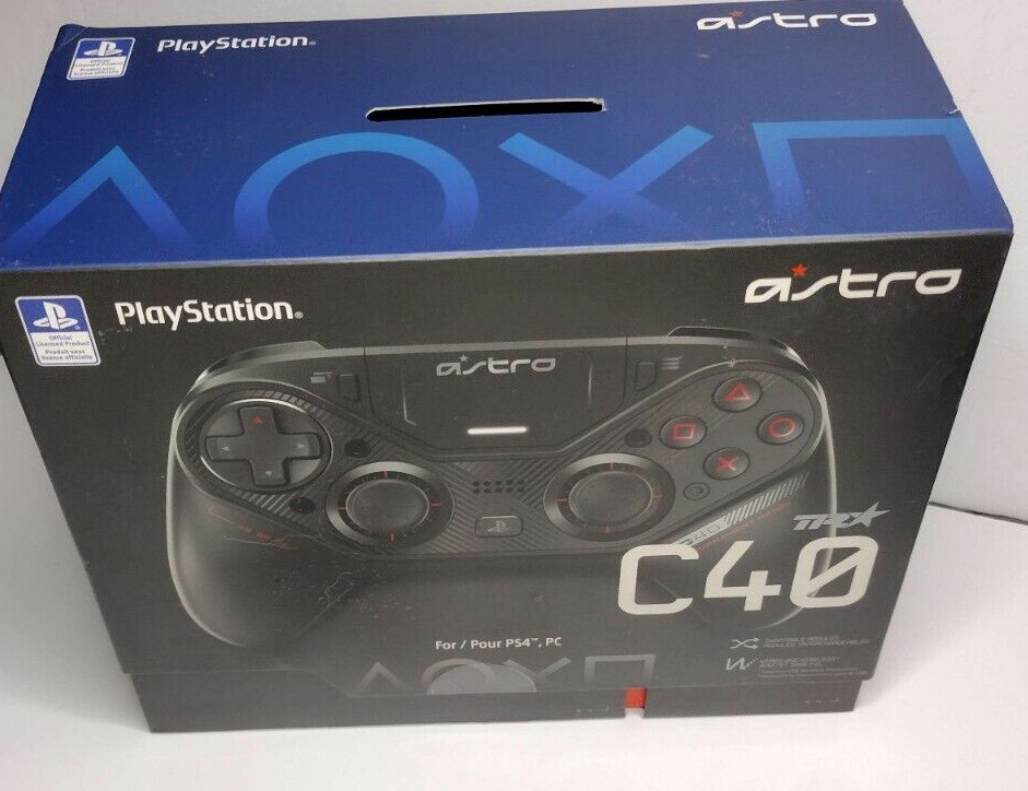 ASTRO Gaming C40 TR Controller For PS4/PC. No Joystick Drift – Great Condition!