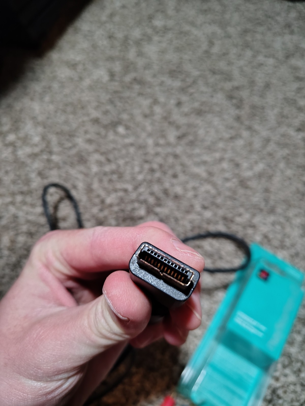 Genuine Sony PlayStation PS2 PS3 Component AV Cable -TESTED – OEM – Rusty