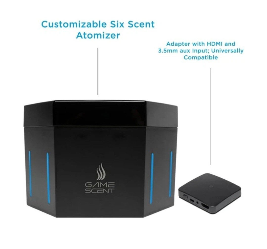 GameScent Console Atomizer Adaptor 6 Primary Scents New Universal Game