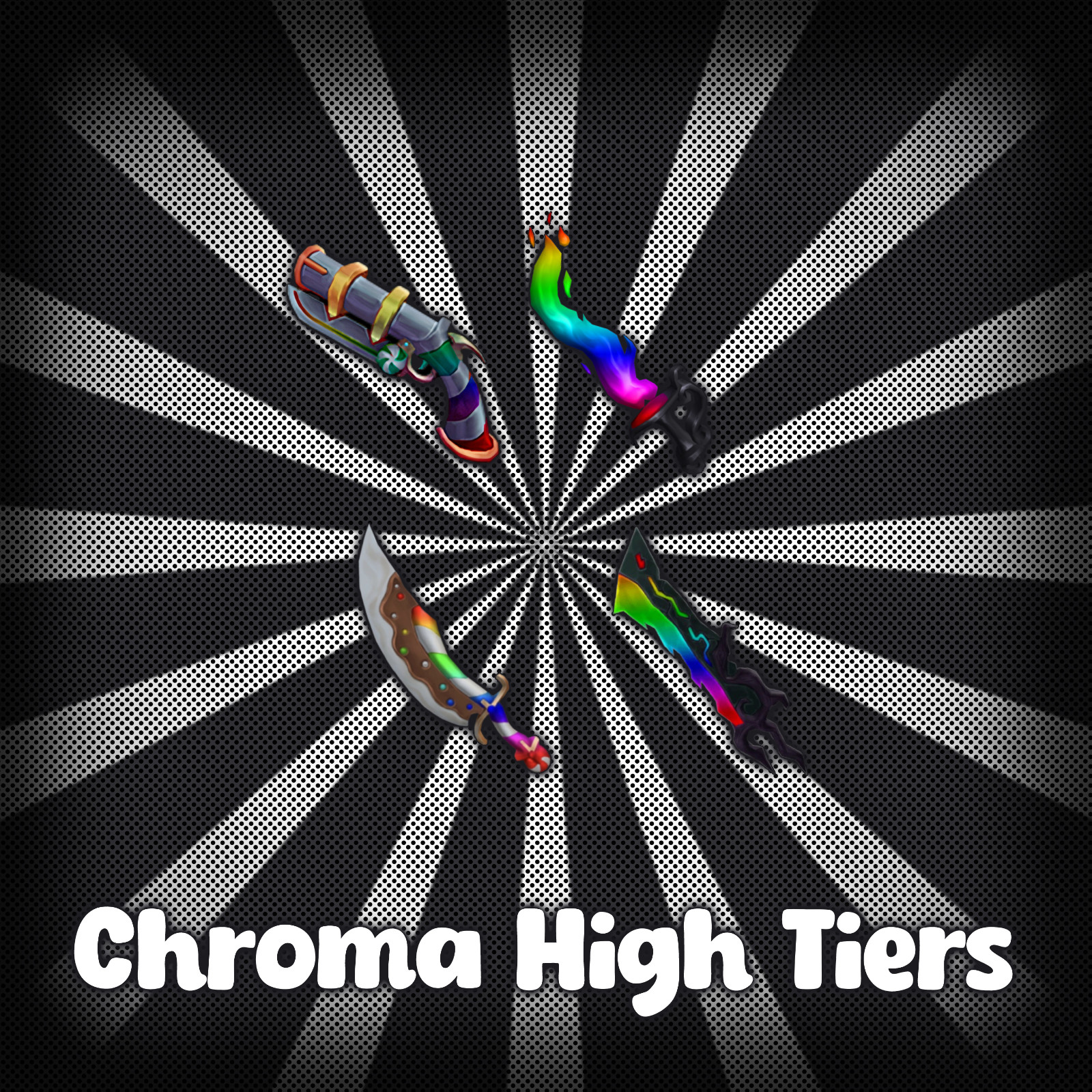 Chroma High Tier Set MM2 Mega Bundle / Cheap & Quick Delivery (Murder Mystery 2)