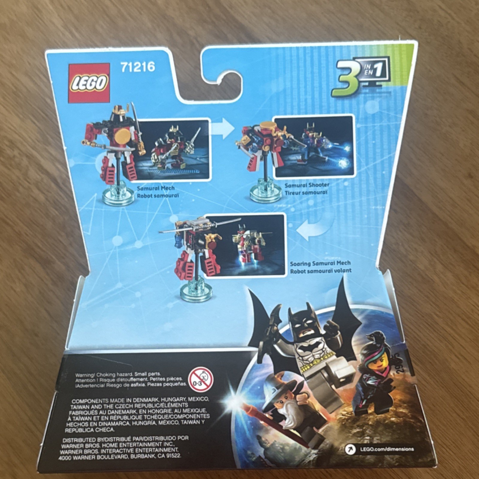 LEGO Dimensions Ninjago Nya & Samurai Mech 71216 Fun Pack 3-in-1 Build