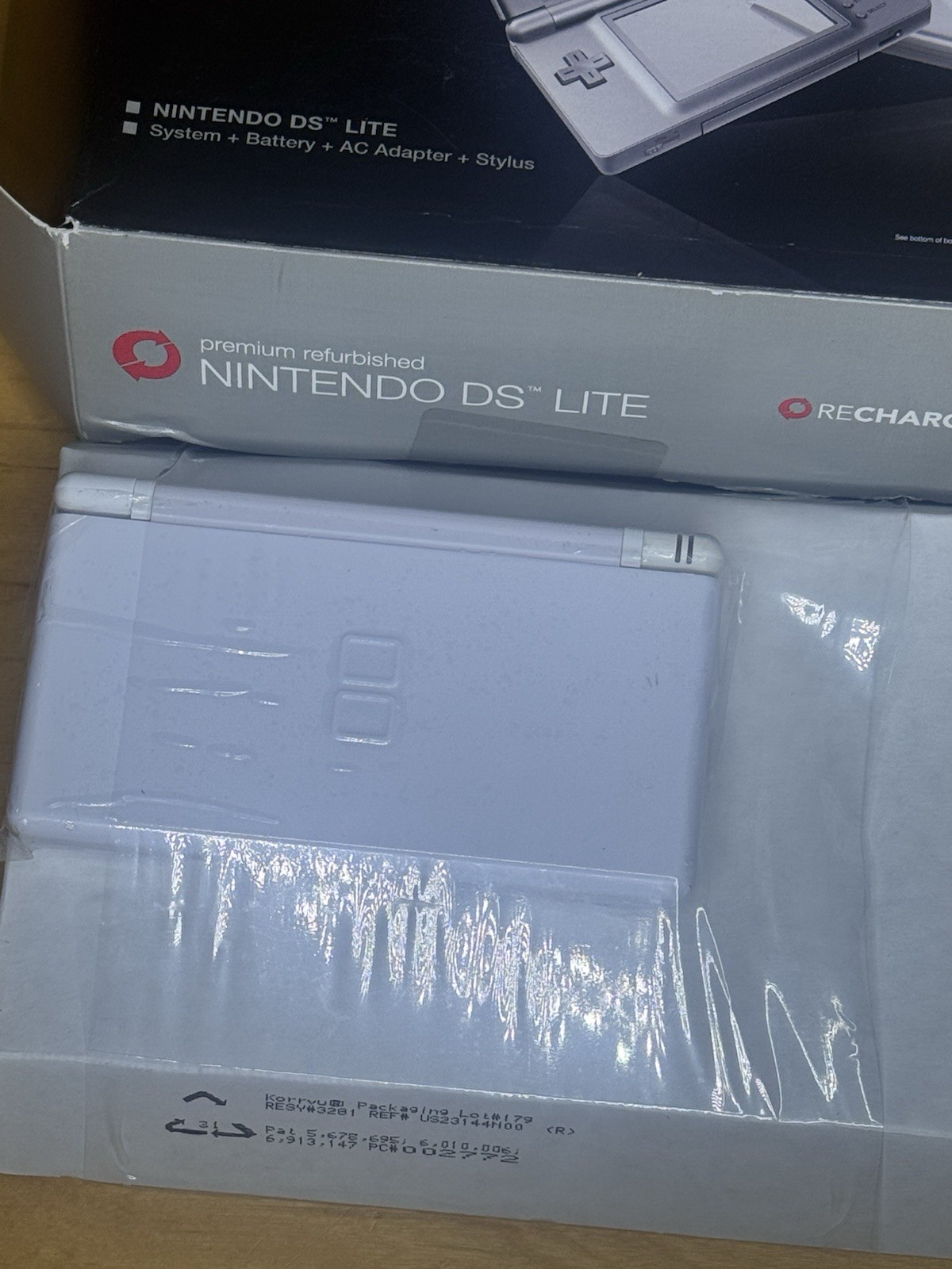 Nintendo DS Lite White GameStop Premium Recharged CIB Handheld Console & Charger