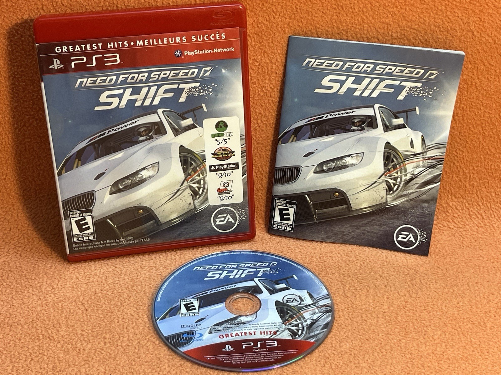 Need for Speed Shift Sony PlayStation 3 PS3 Game Greatest Hits Complete!