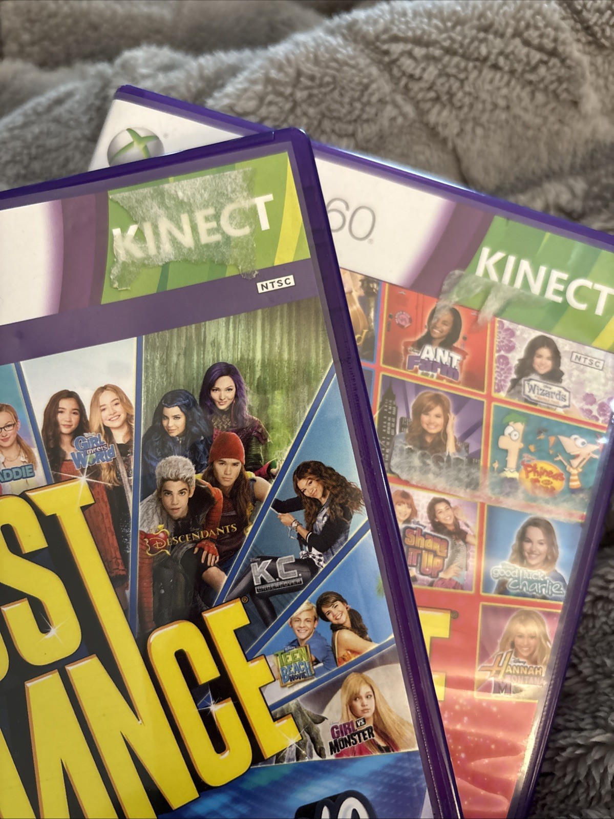 Xbox 360 Just Dance Bundle Lot of 3 – Disney Party 1 & 2, Just Dance 2014