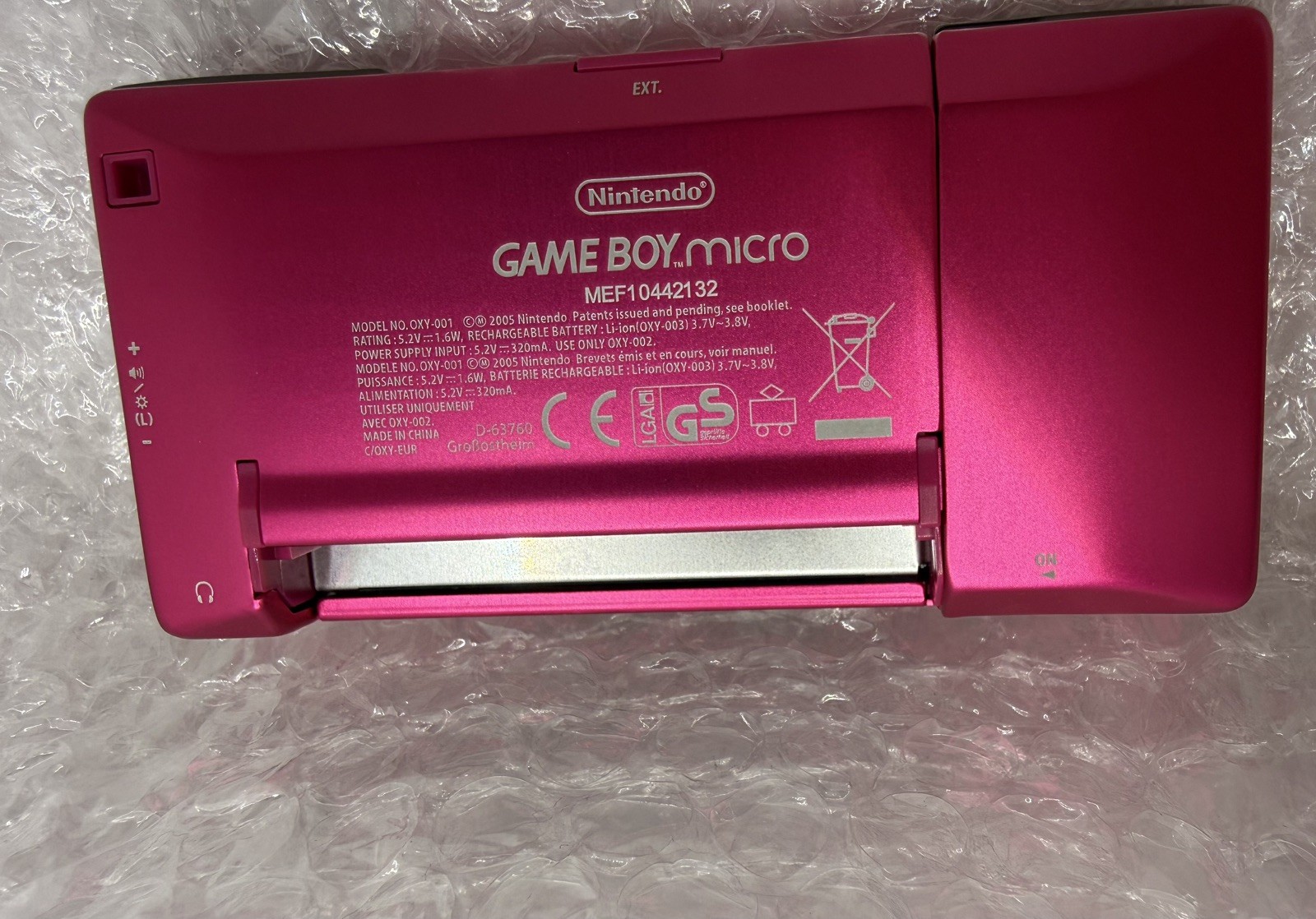 *MINT* Nintendo Game Boy Micro Hot Pink