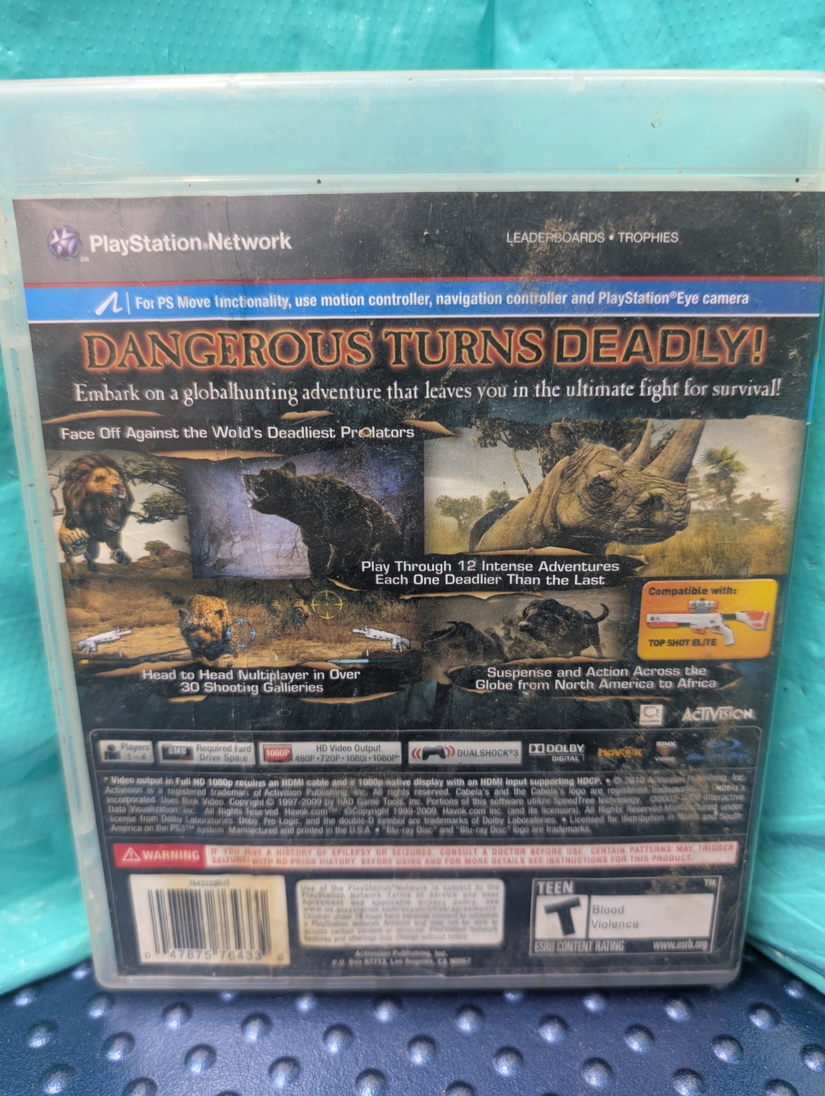 Cabela’s Dangerous Hunts 2011 (PlayStation 3, 2010) Complete with Manual CIB