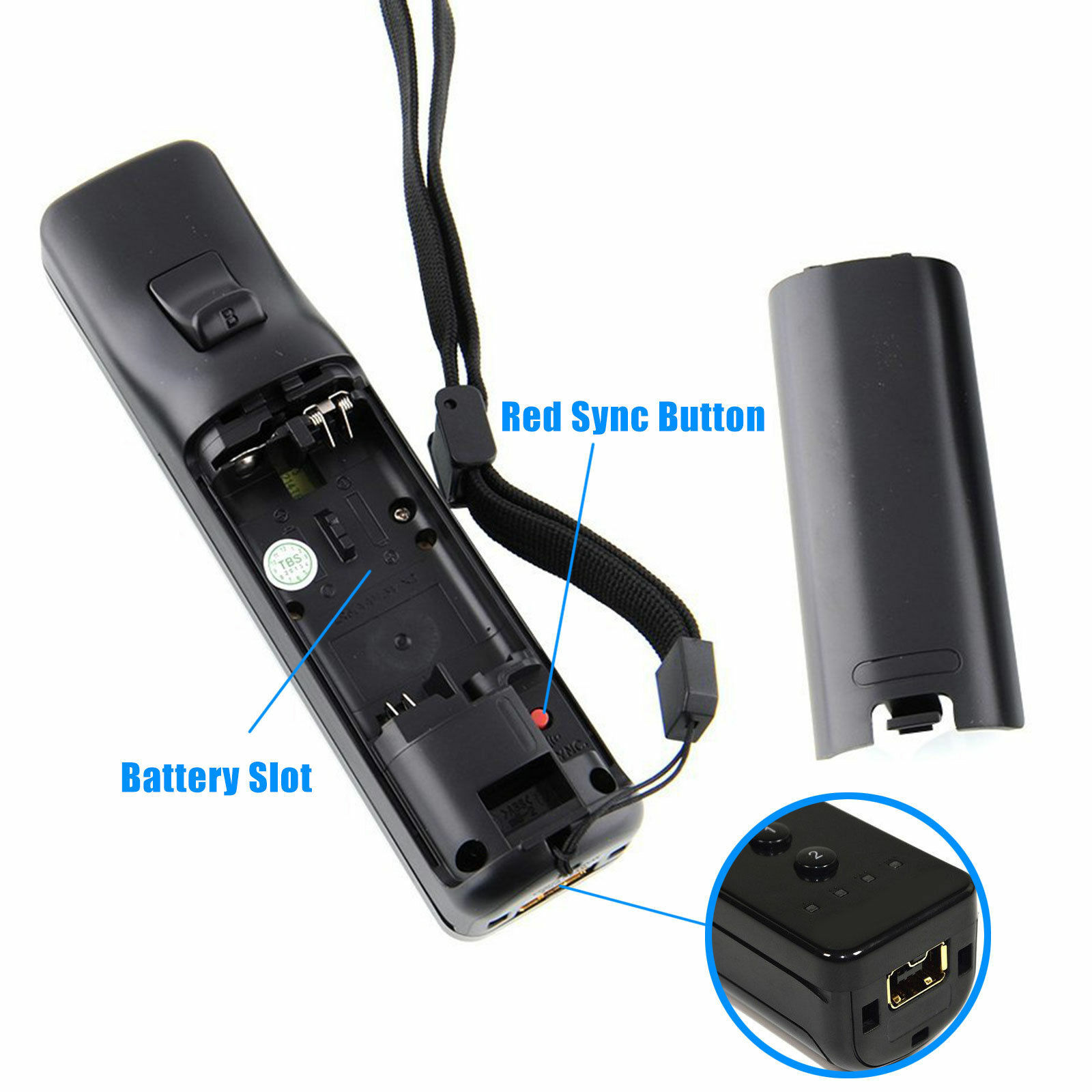 2 in 1 Motion Plus Remote Control + Nunchuck Controller for Nintendo Wii & Wii U