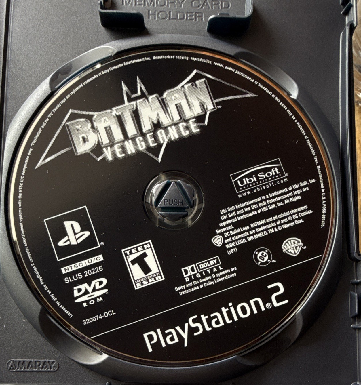 Ubisoft Batman: Vengeance PS2 w/ Manual, T-Teen NTSC-U/C (US/CA) 2001 CIB