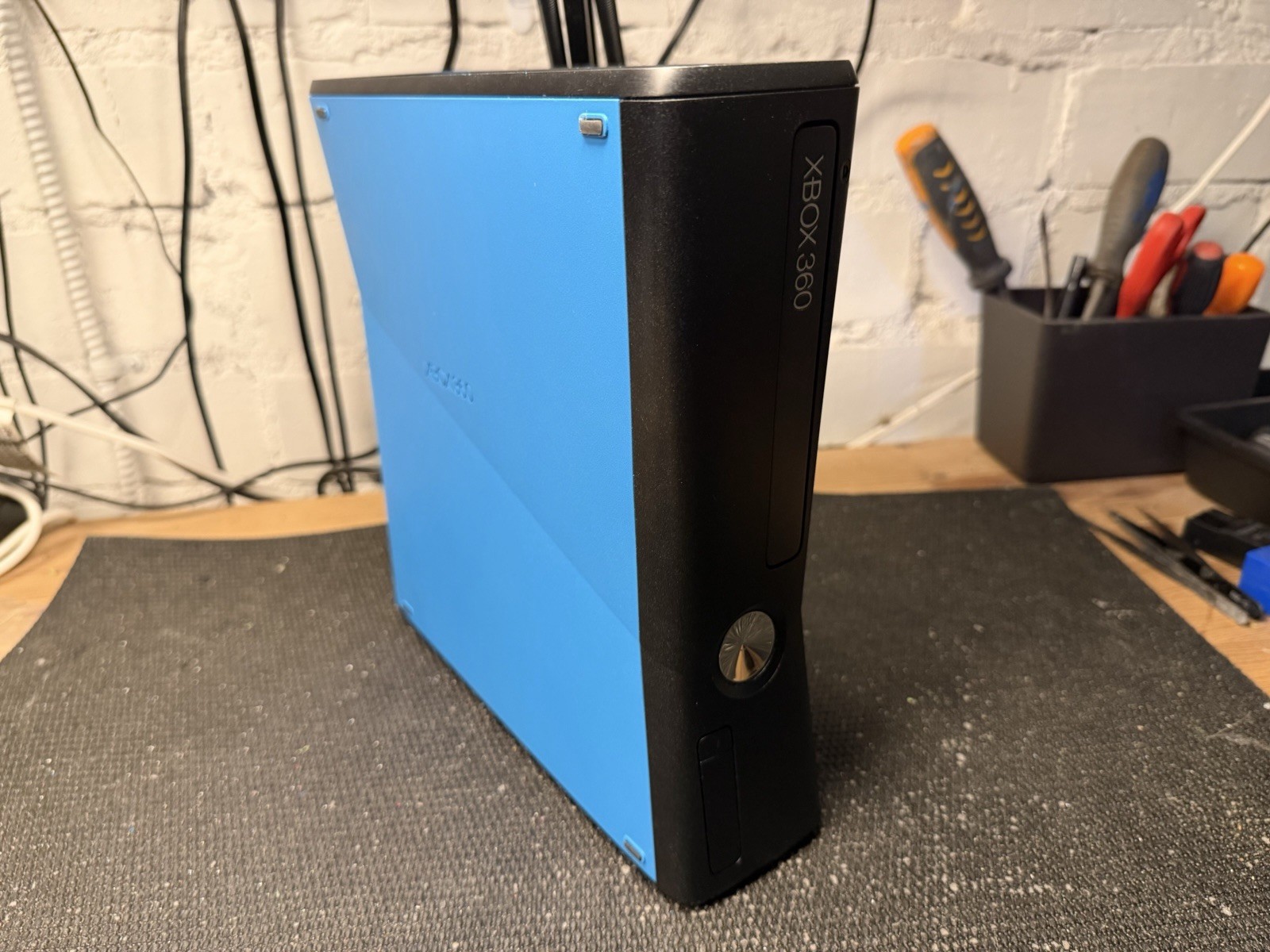 Custom Xbox 360 Slim + Power Supply – Fully Tested w/ Warranty