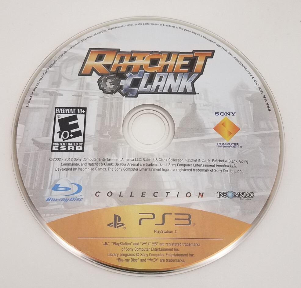 Ratchet & Clank Collection PS3 (Sony PlayStation 3, 2012)