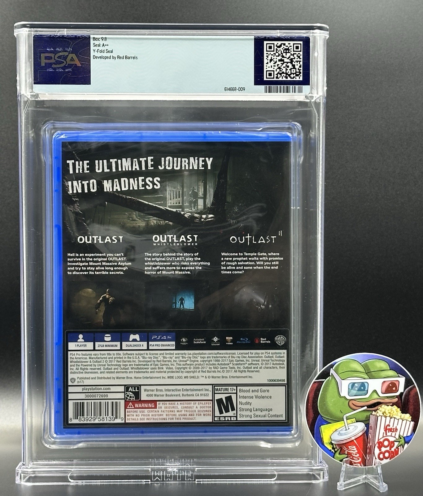 Outlast Trinity • PSA 9.8 A++ • PlayStation 4