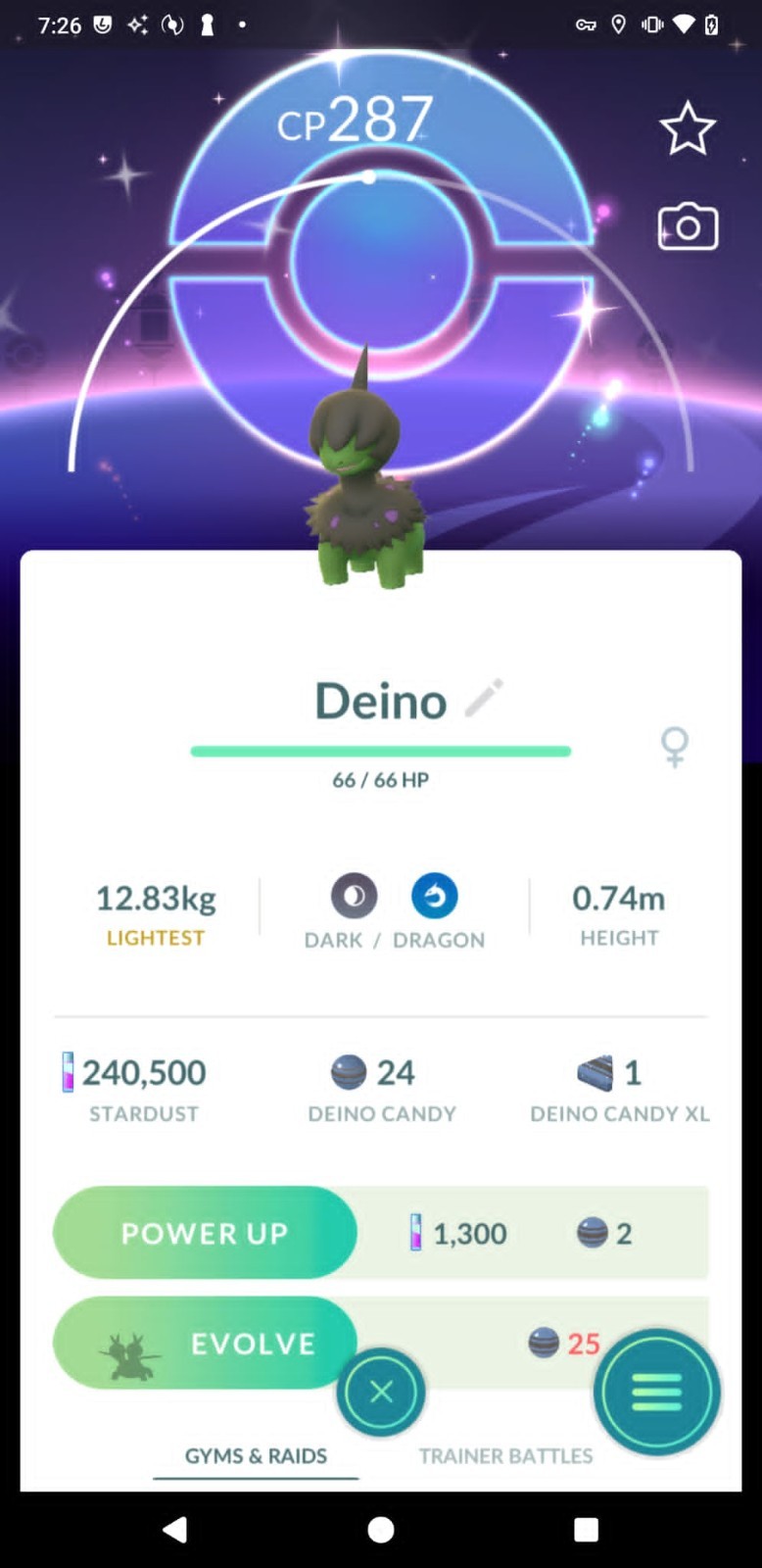 ✨ Shiny Deino Background Community Day✨ P T C – 20k stardust