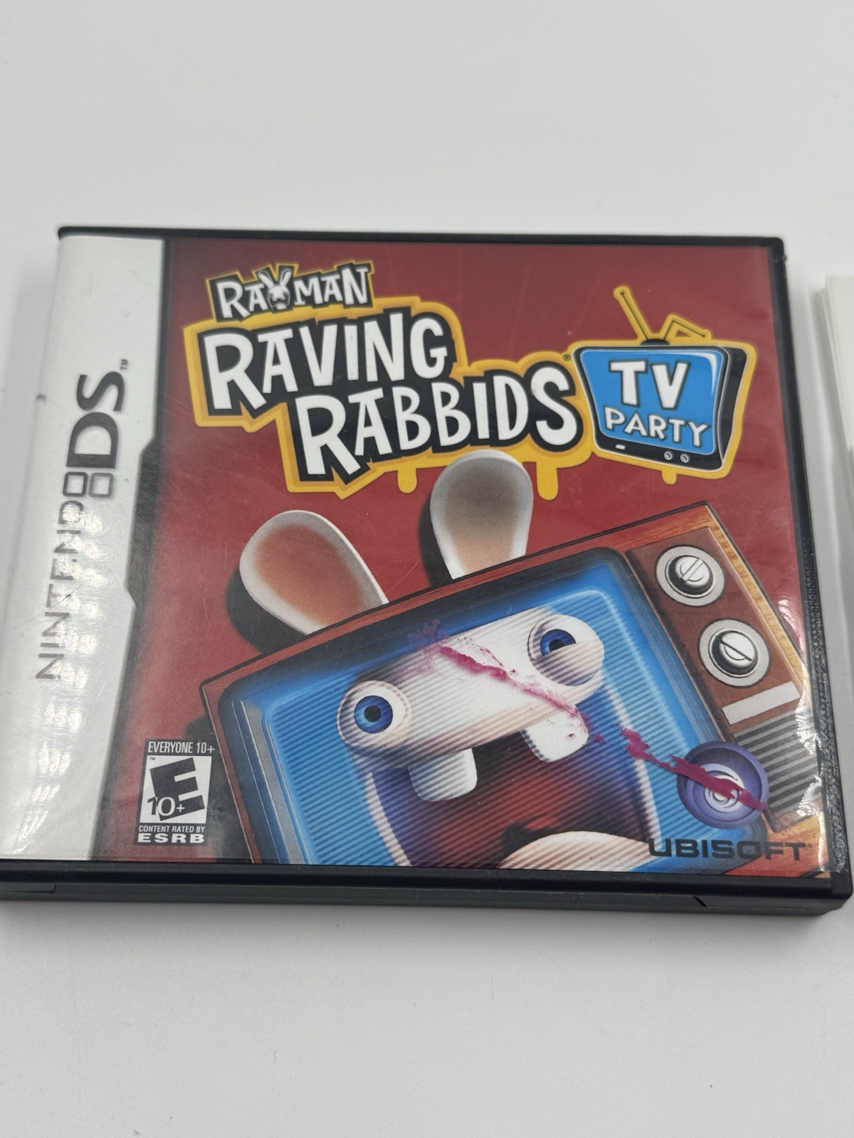 Rayman Raving Rabbids TV Party (Nintendo DS, 2008) CIB Complete w/ Manual Tested