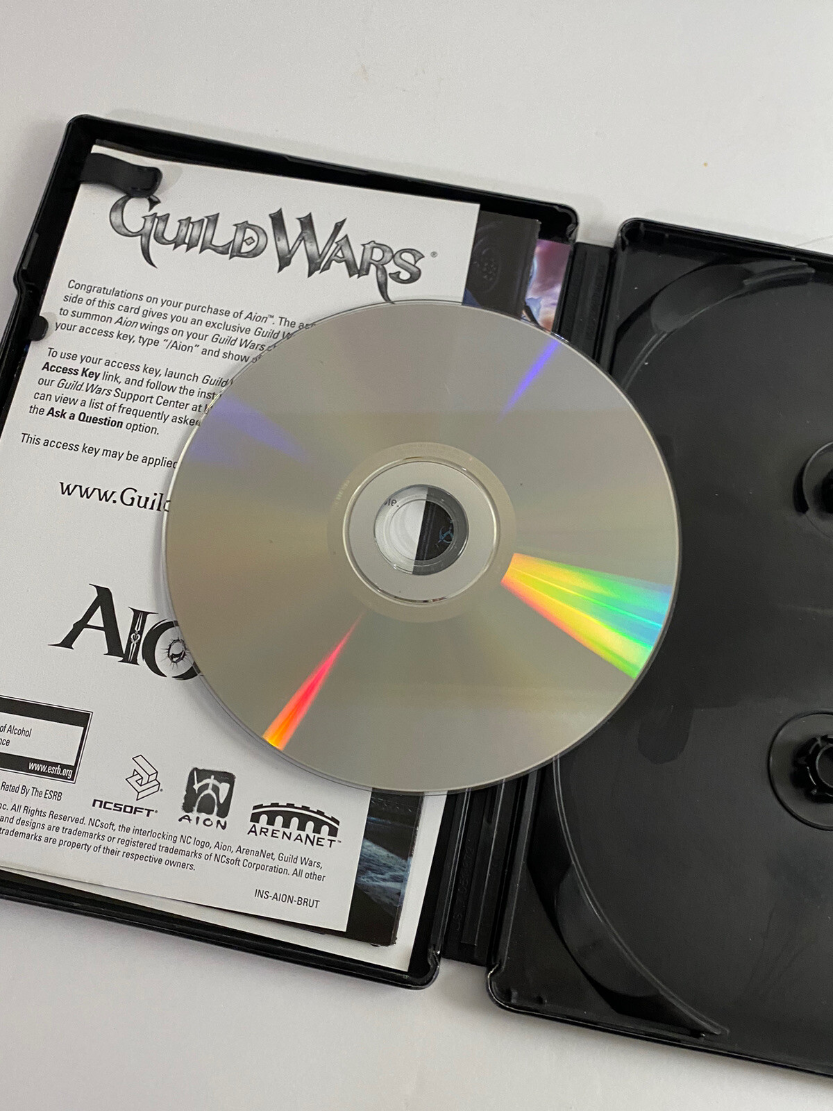 Aion (PC DVD-Rom, 2009, 2-Discs) Steelbook Edition Complete w/Game manual CIB