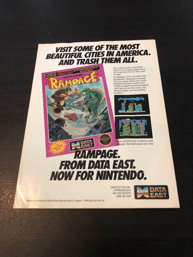 Rare Game Player’s Nintendo Buyer’s Guide Vol. 1 #1 Magazine 1988