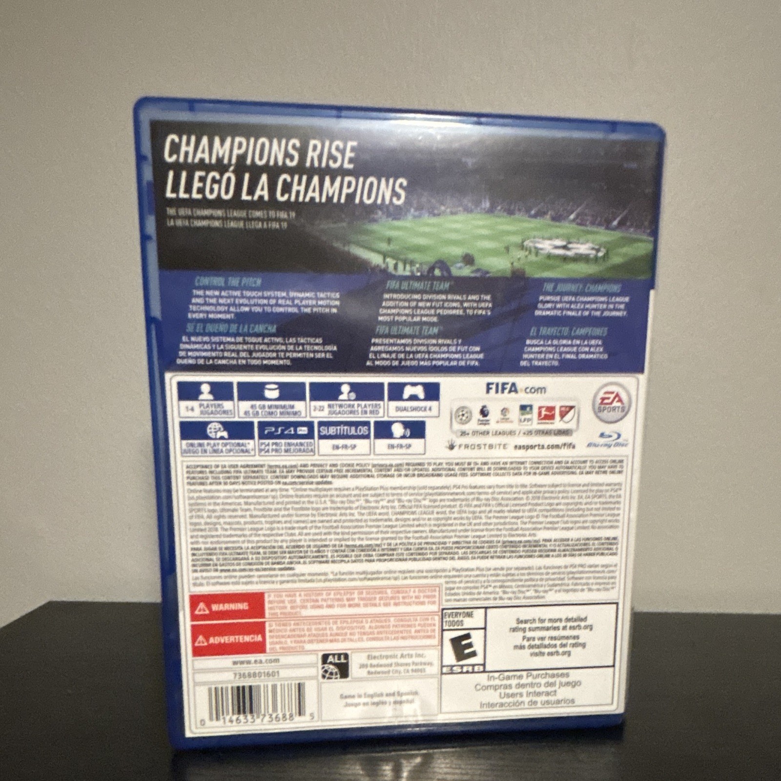 EA Sports FIFA 19 E (Everyone) Soccer Sports FIFA Series – Sony PS4
