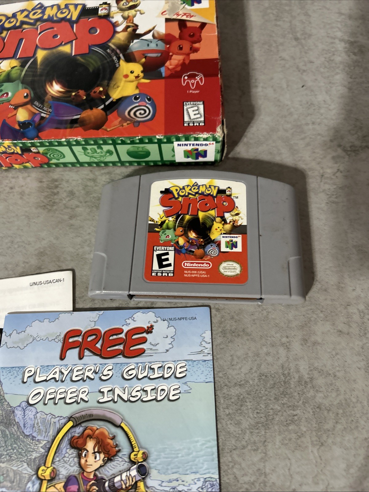 Pokemon Snap (Nintendo 64, 1999) N64 Complete CIB + W/ All Inserts Tested