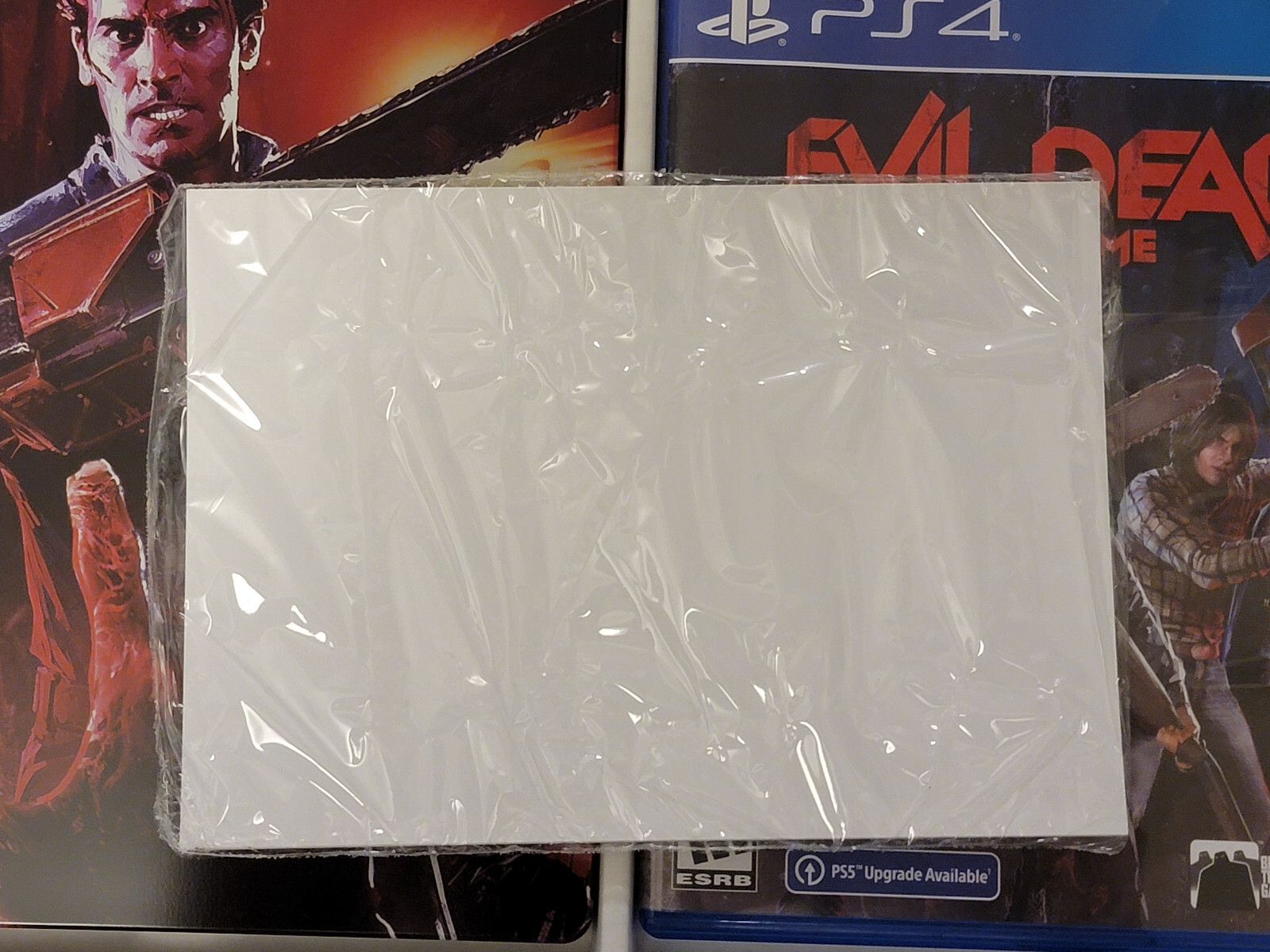 Evil Dead: The Game Collectors Edition PS4 with Medium Shirt, Vinyl Soundtrack,