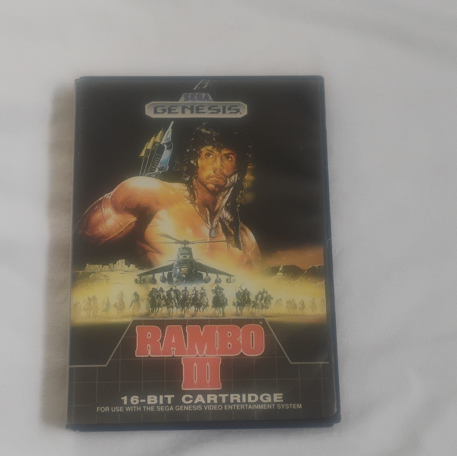 Sega Rambo III Sega Genesis 1989 NTSC-U/C Action & Adventure No Manual